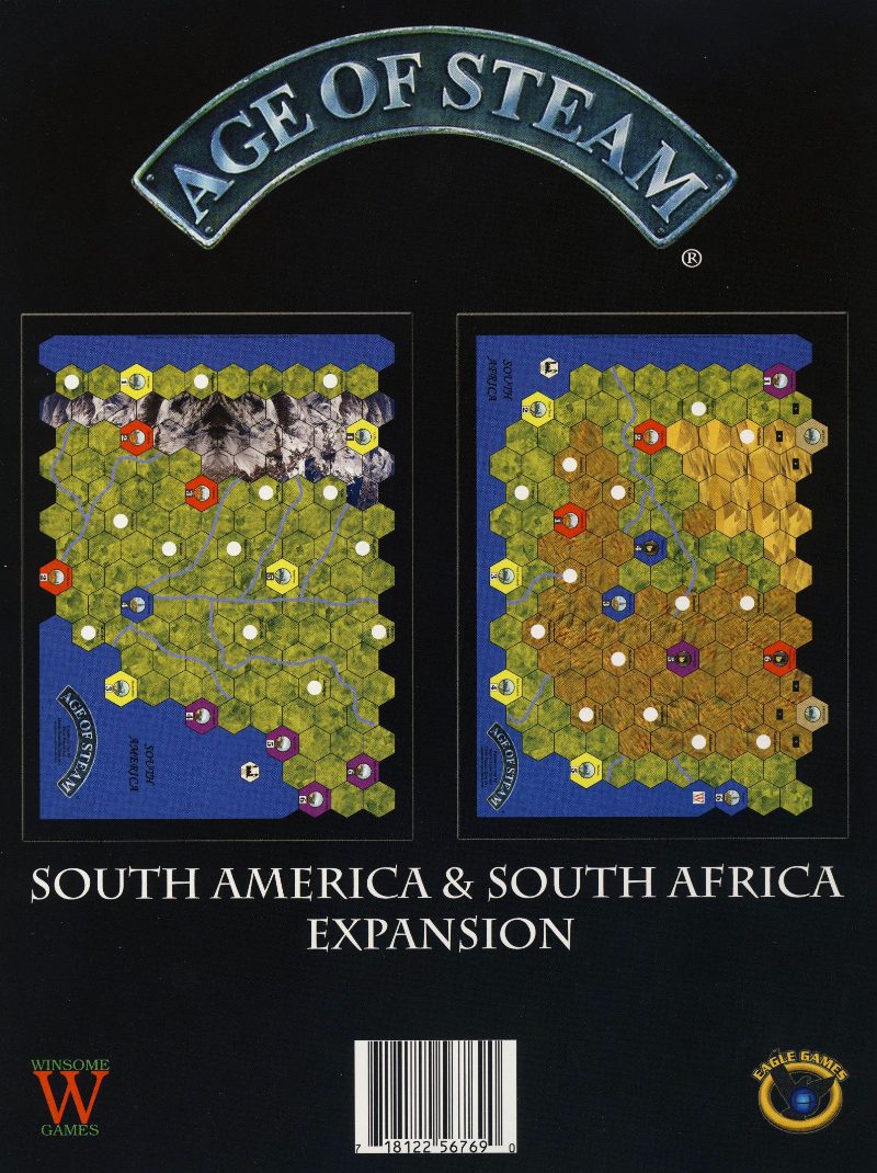 Age of Steam Expansion: South America / South Africa