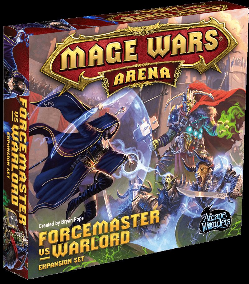 Mage Wars Arena: Forcemaster vs Warlord Expansion Set
