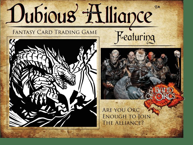 Dubious Alliance Fantasy Card Trading Game