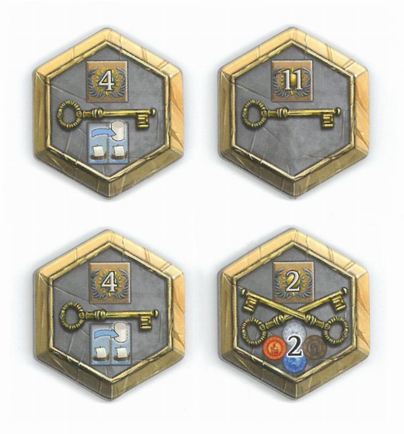 Terra Mystica: 4 Town Tiles
