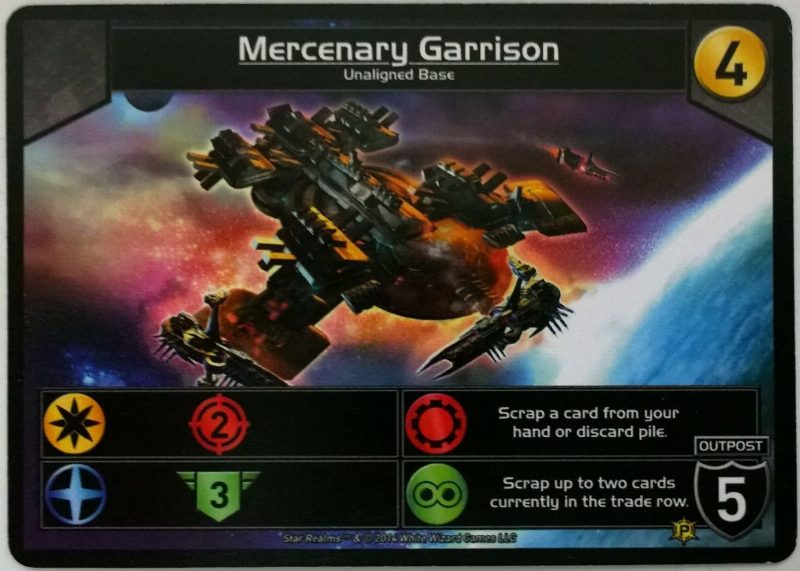Star Realms: Mercenary Garrison Promo Card