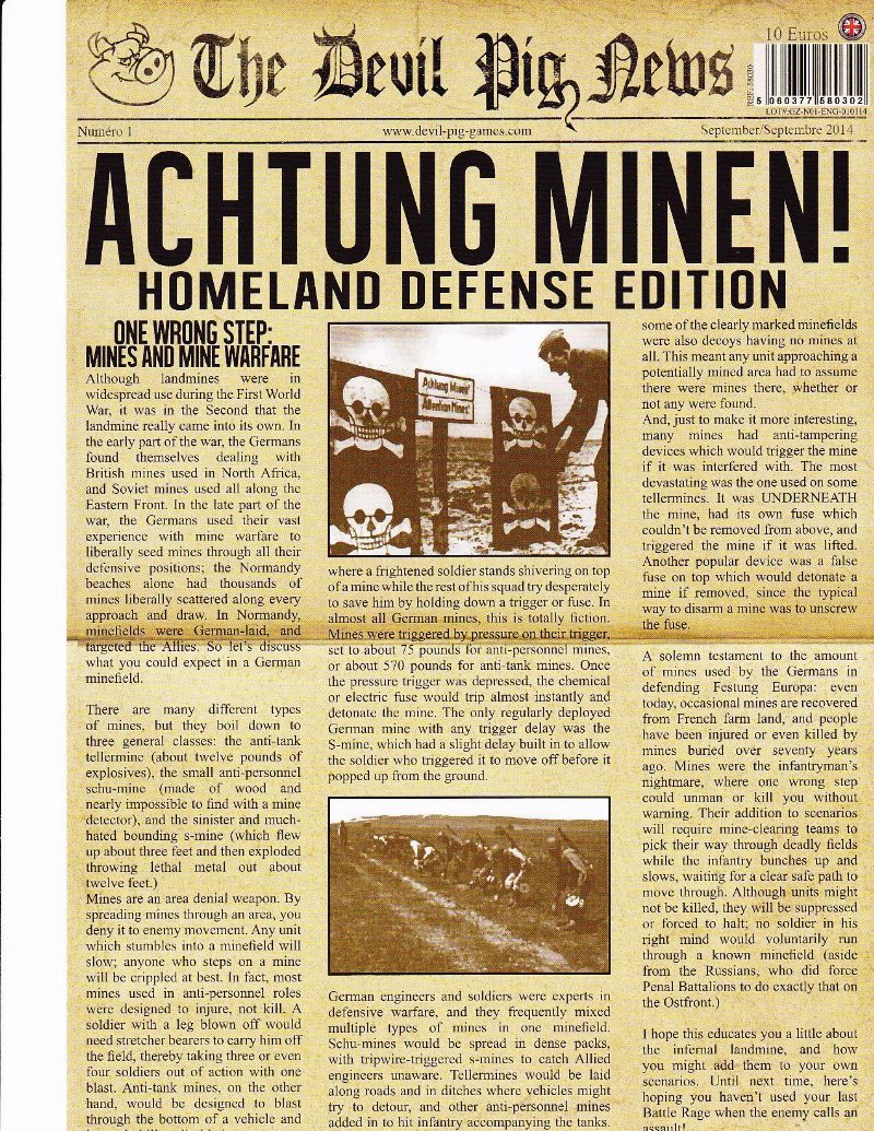 Heroes of Normandie: Gazette #1