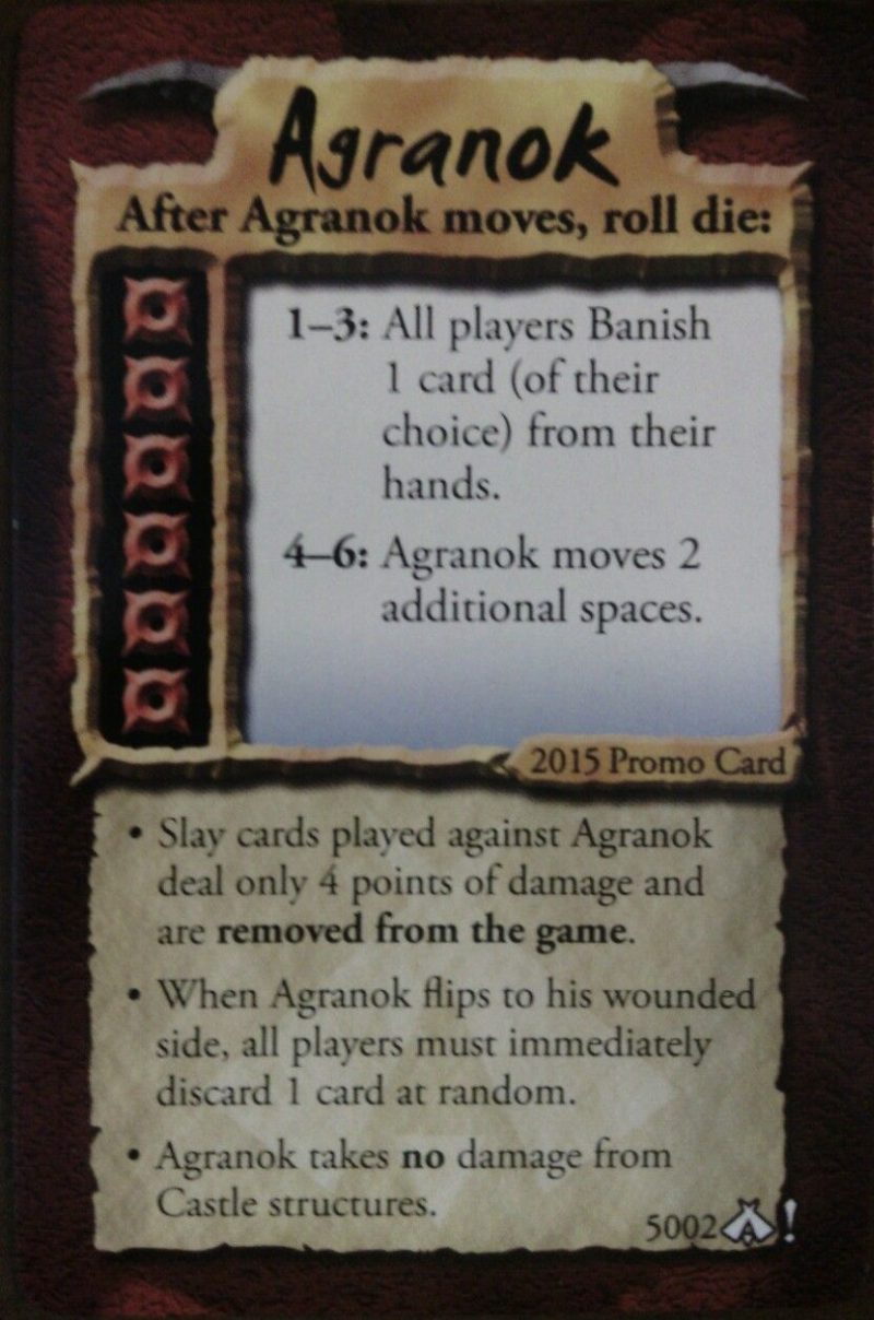 Castle Panic: The Dark Titan – Level 6 Agranok Promo