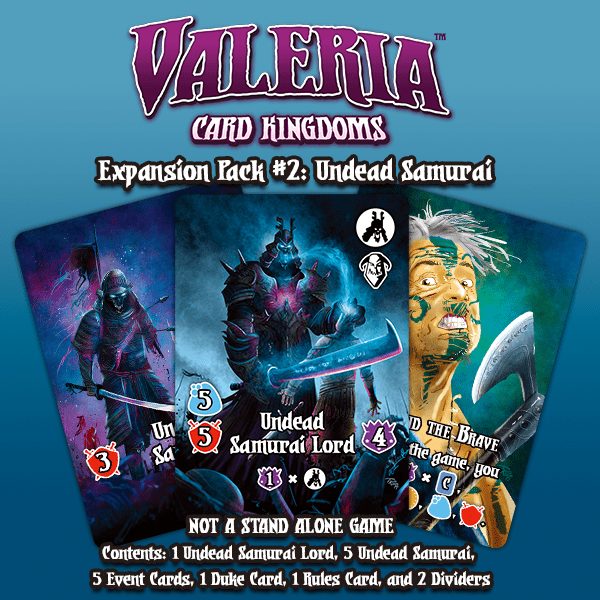 Valeria: Le Royaume – Extension Pack #02: Samurais Immortels