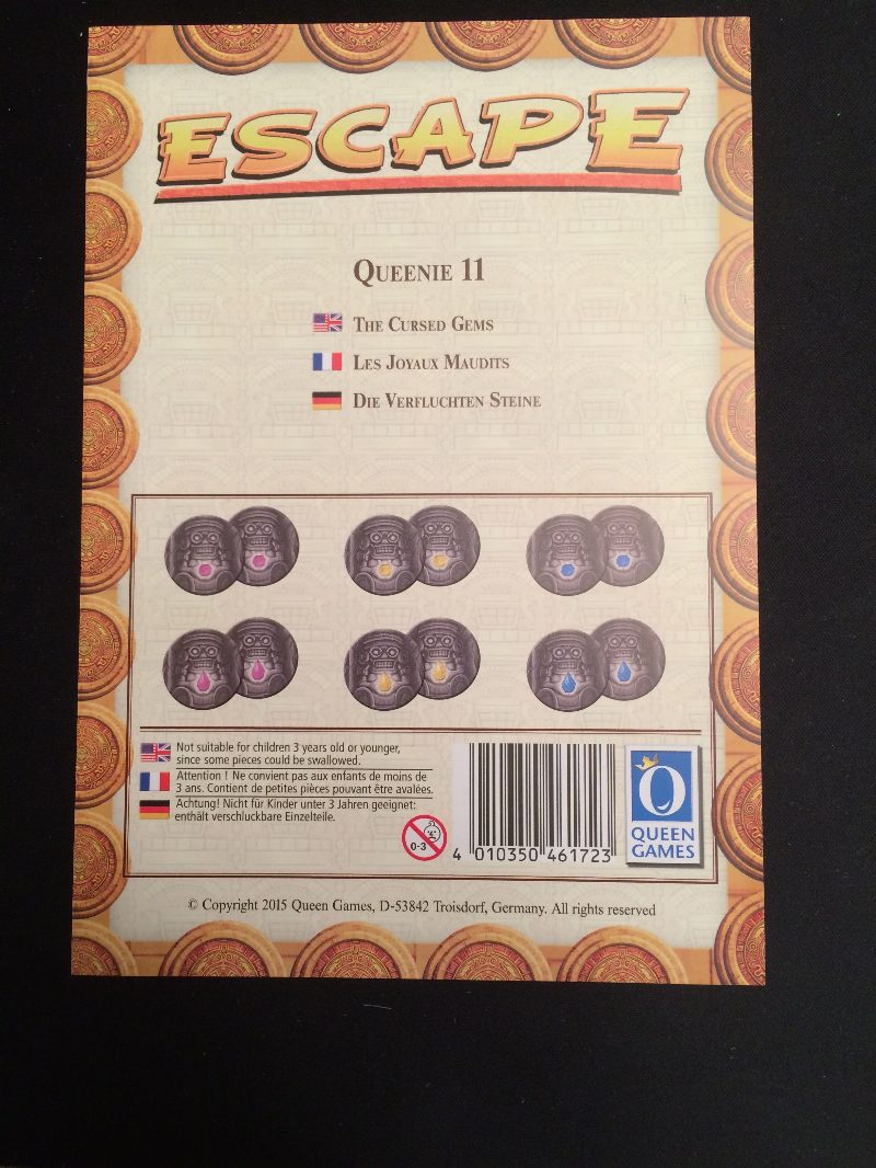 Escape: La Malediction du Temple – Queenie 11: Les Joyaux Maudits