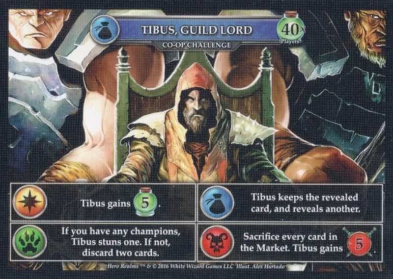 Hero Realms: Tibus, Guild Lord Promo Cards