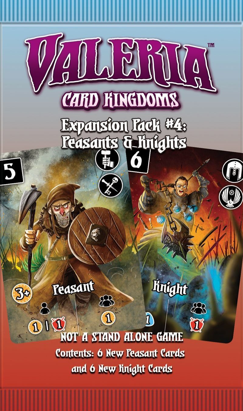 Valeria: Le Royaume – Extension Pack #04: Paysans et Chevaliers