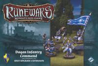 Runewars le jeu de figurines: Commandement d'Infanterie Daqan – Extension d'Amélioration d'Unité