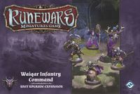 Runewars le jeu de figurines: Commandement d'Infanterie de Waiqar – Extension d'Amélioration d'Unité