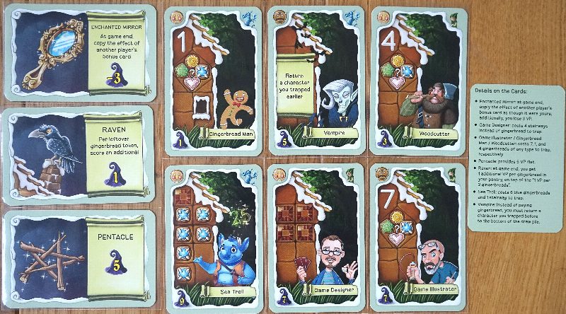 Gingerbread House: Spiel 2018 Promo Cards