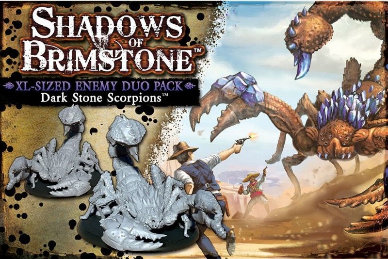 Shadows of Brimstone: Dark Stone Scorpions XL-Sized Enemy Duo Pack