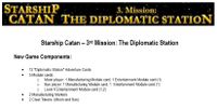 Starship Catan: 3. Mission – The Diplomatic Station