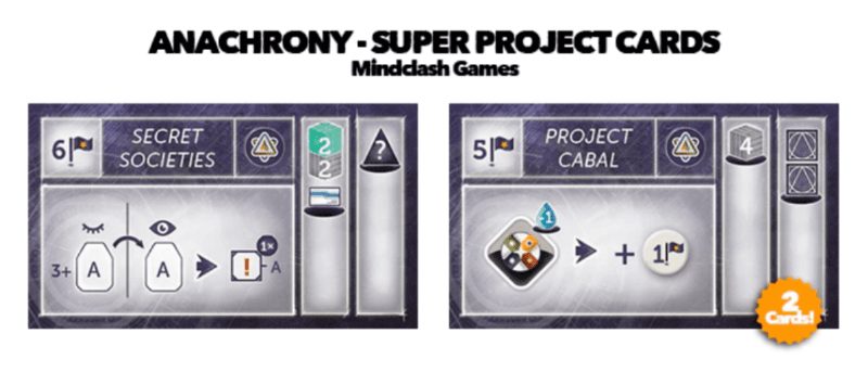 Anachrony: The Secret Cabal 2019 Promo Cards