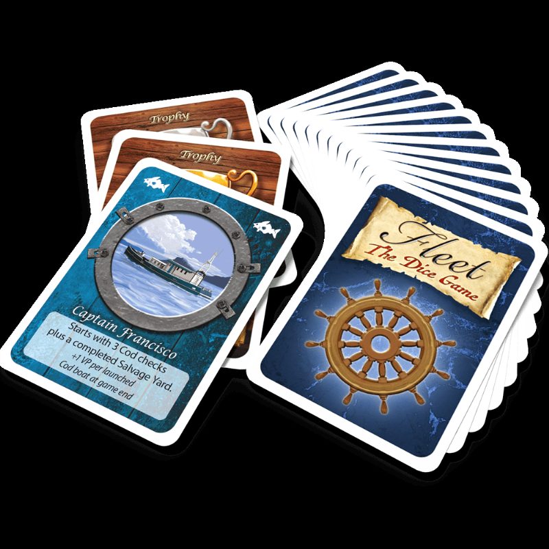 Fleet: The Dice Game – Captain & Trophy Expansion