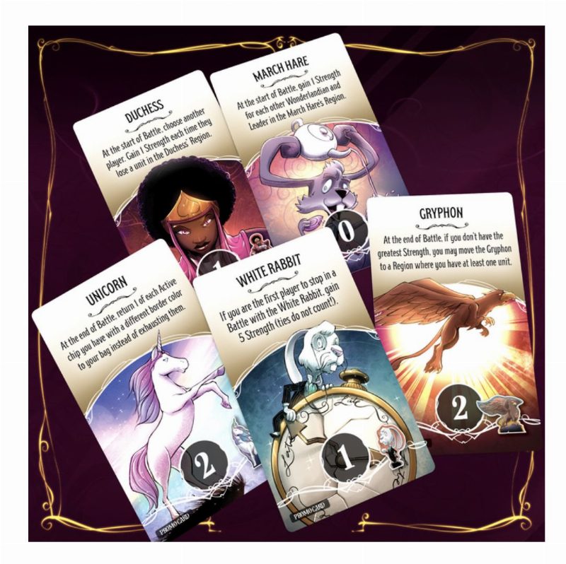 Wonderland's War VF: Cartes promo