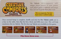 Creature Comforts: Talents Micro-Expansion