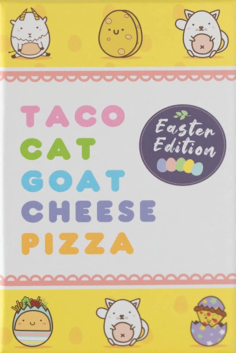 Taco Cat Goat Cheese Pizza: Easter Edition