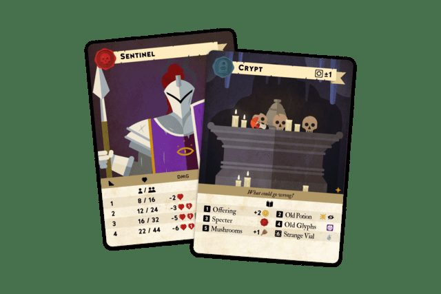 Mini Rogue: Sentinelle & Crypte Cartes promotionnelles