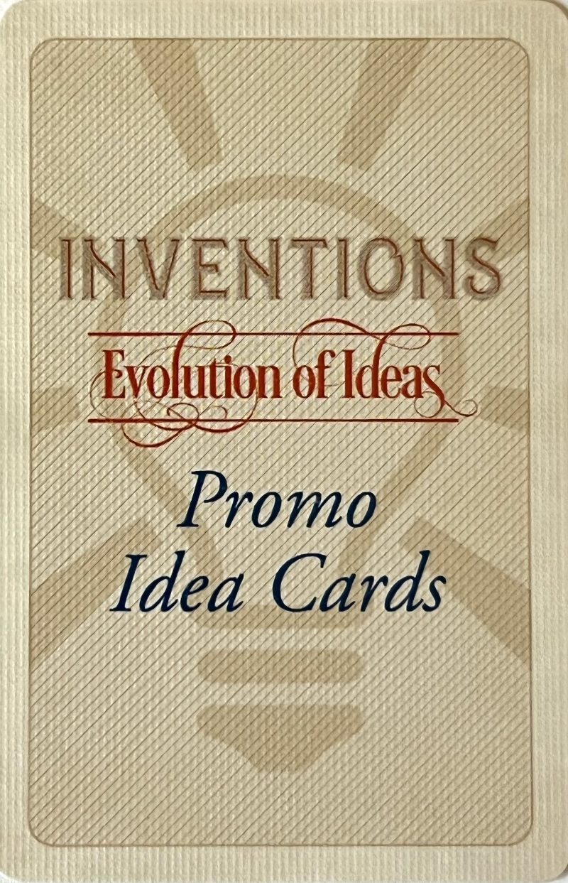 Inventions: Evolution of Ideas – Promo Cards
