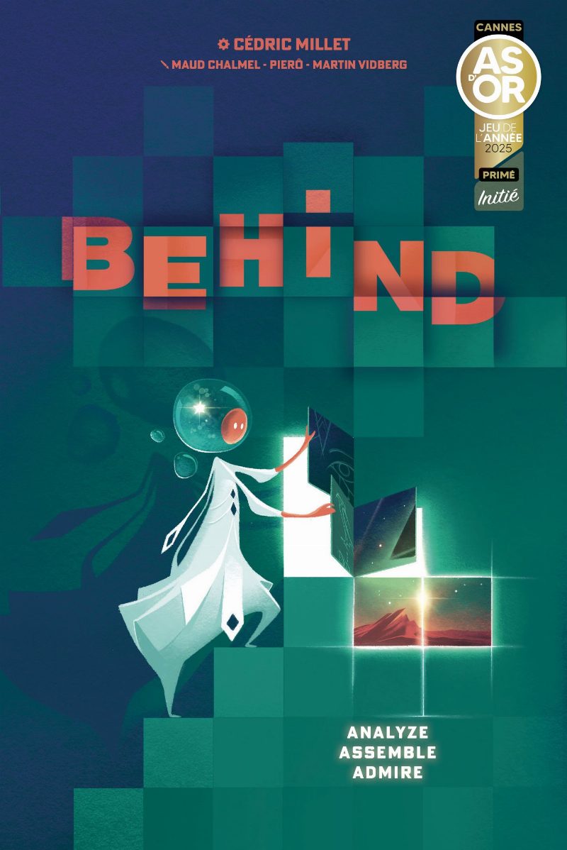 Behind