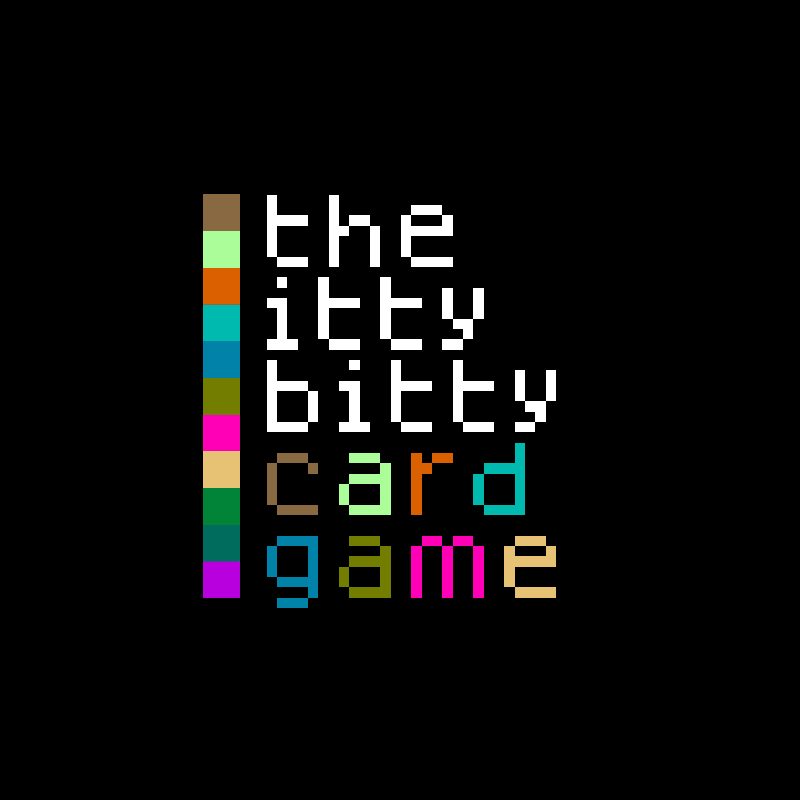 The itty bitty card game