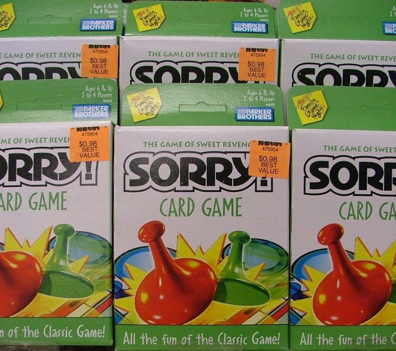 Sorry! Card Game