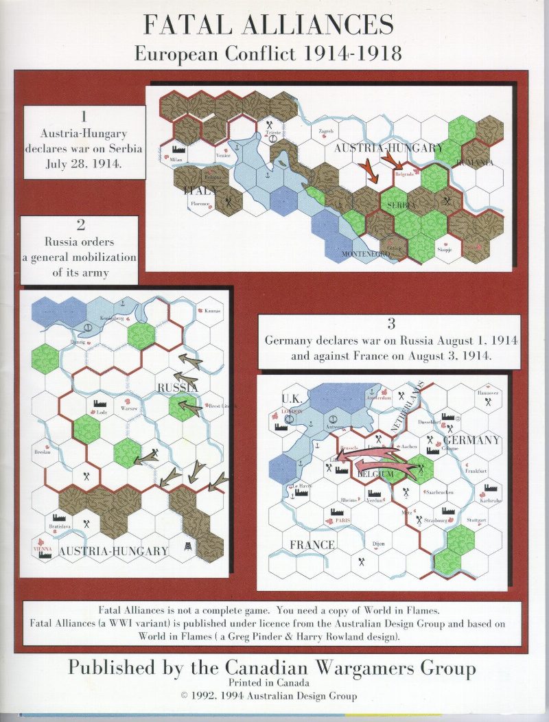 Fatal Alliances II: European Conflict 1914-1918