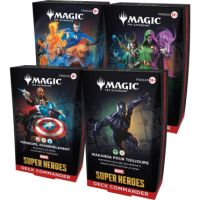 Magic: The Gathering - Marvel Super Heroes - Lot des 4 Decks Commander