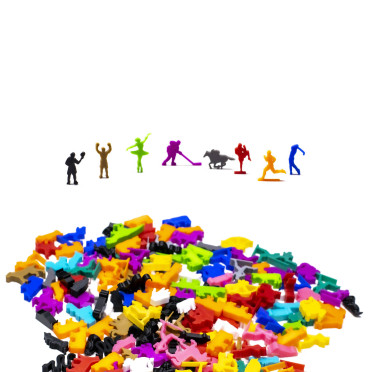 Ensemble de 8 Meeple à thème Sport