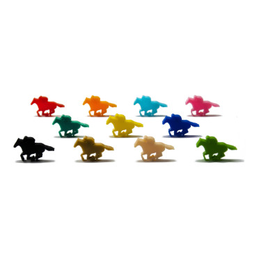 Mega Pack - Meeples Cavaliers (55pcs 11 Couleurs)