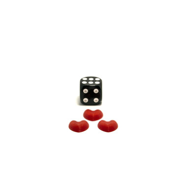 Pions en forme de coeur - x5